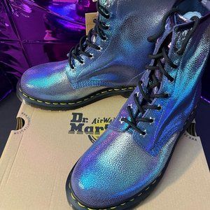 Dr. Martens 1460 Rainbow Ray Boots Purple